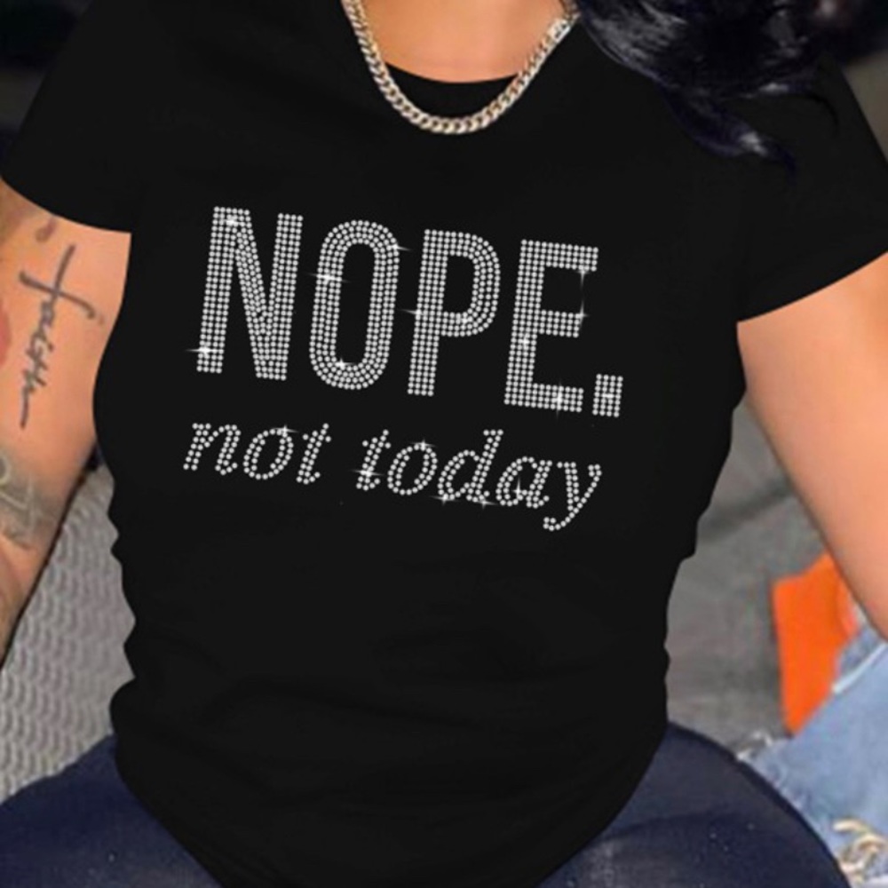 Ladies Black T-Shirt